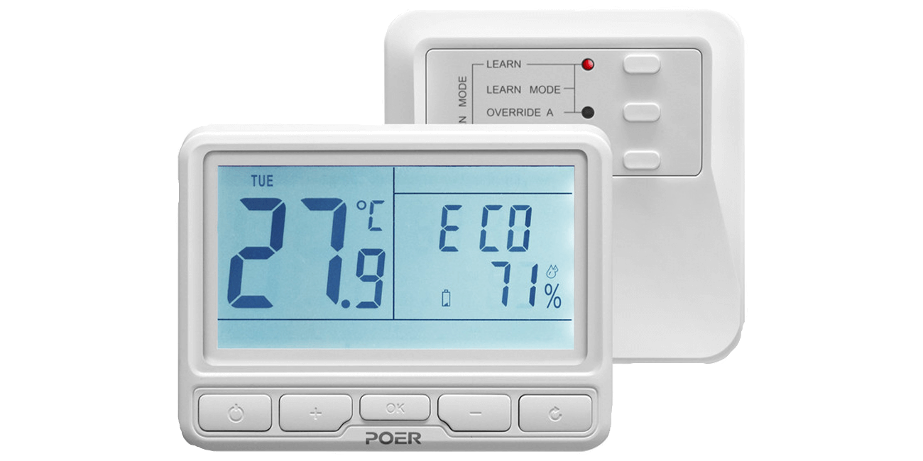 POER PTC10+PTR10 Wireless Thermostat